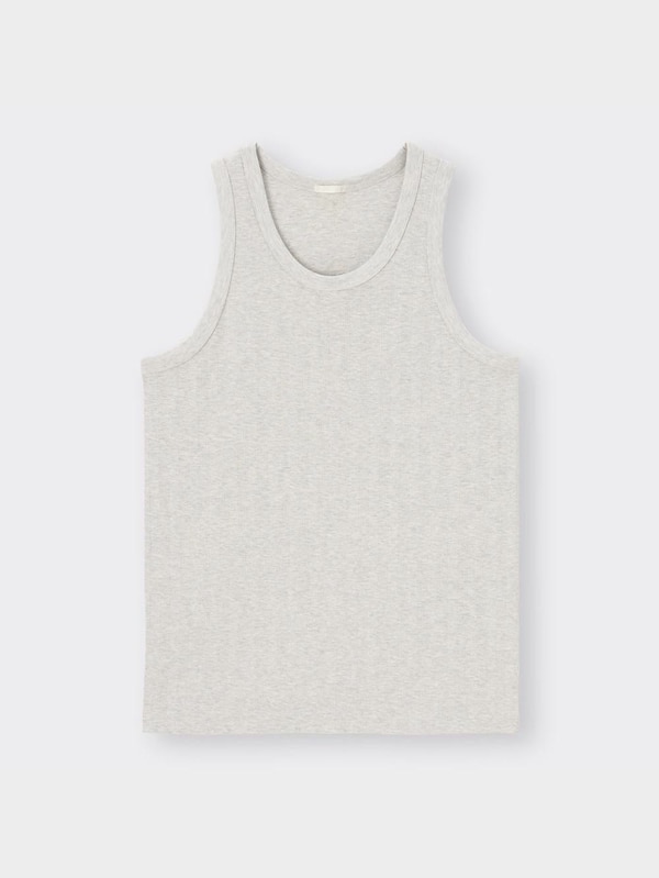 リブタンクトップ