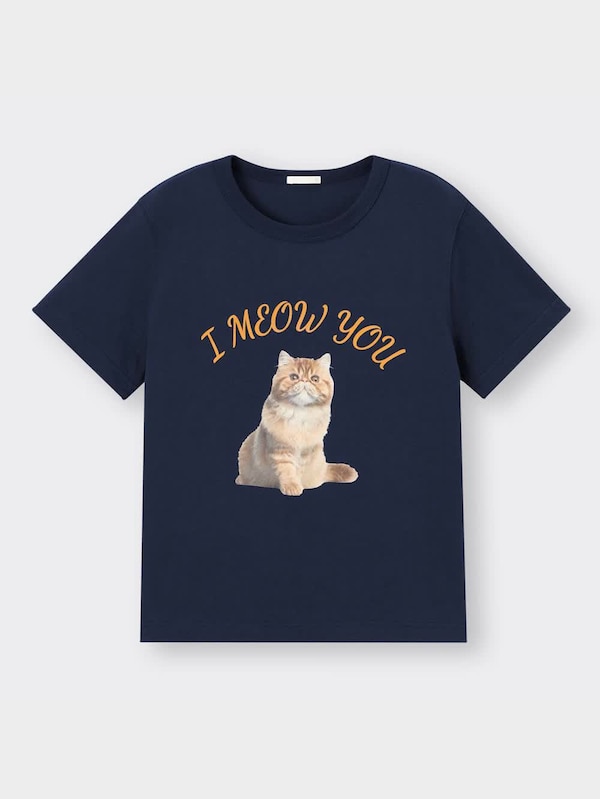 グラフィックT(半袖)(キャット)OSB+EC