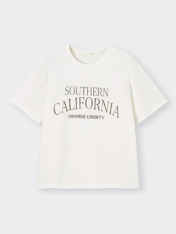 ウォッシュドグラフィックT(半袖)1YT+X