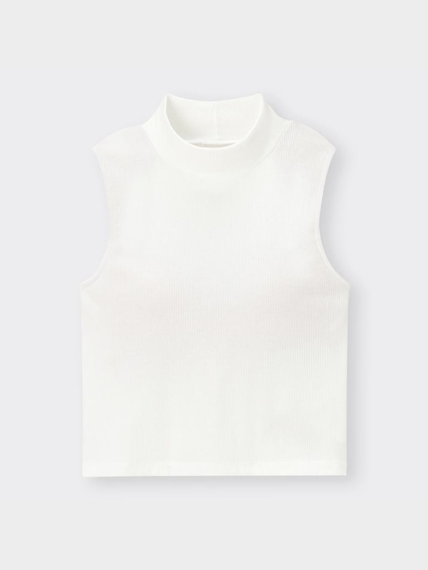 ブラフィールクロップドハイネックT(ノースリーブ)+X