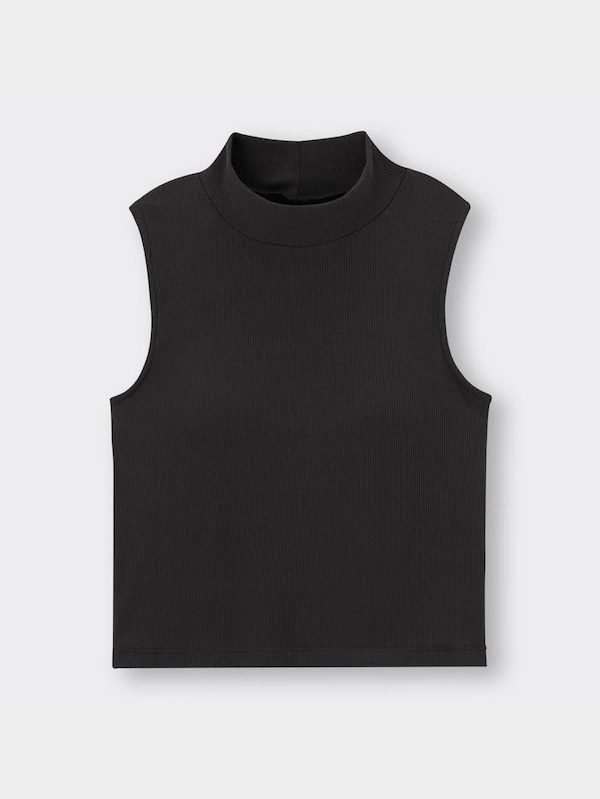 ブラフィールクロップドハイネックT(ノースリーブ)+X