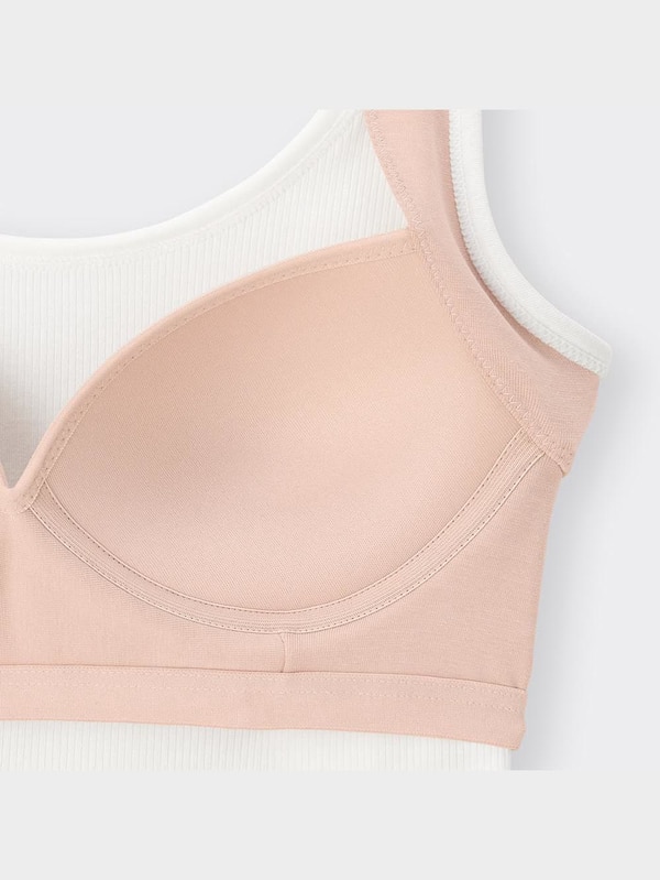 ブラフィールクロップドバックオープンタンクトップ