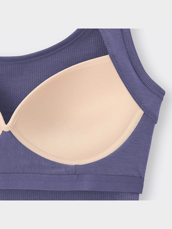 ブラフィールクロップドバックオープンタンクトップ