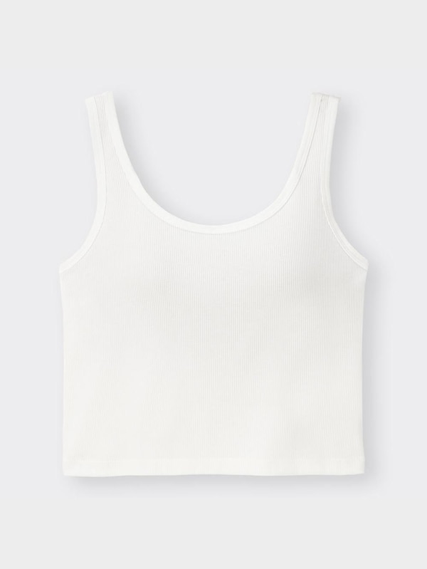 ブラフィールクロップドバックオープンタンクトップ