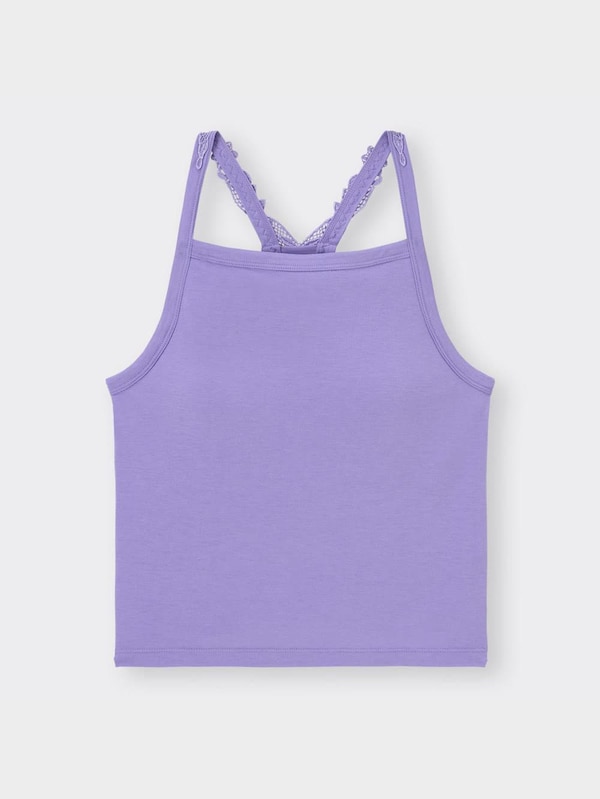 ブラフィールクロップドバックレースキャミソール+X