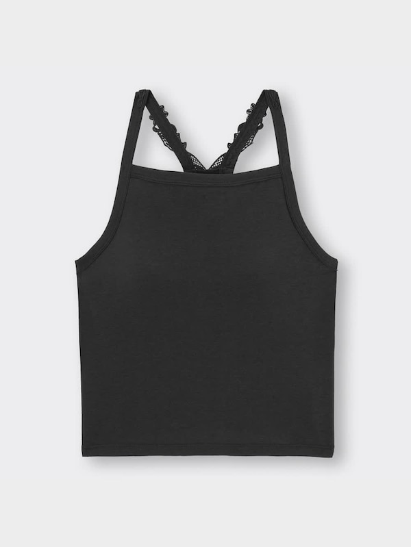 ブラフィールクロップドバックレースキャミソール+X