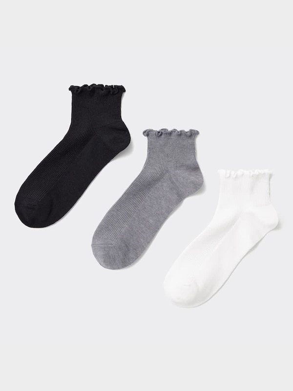 メローアンクルソックス3P+E