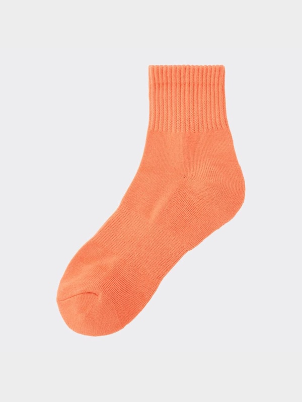 リブパイルアンクルソックス