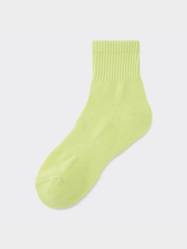 リブパイルアンクルソックス