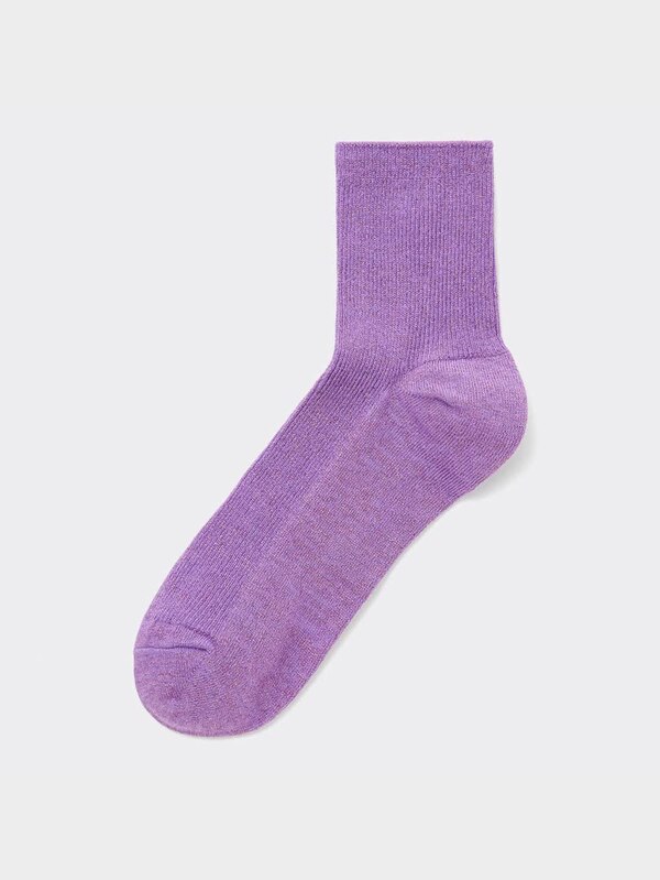 ラメアンクルソックス