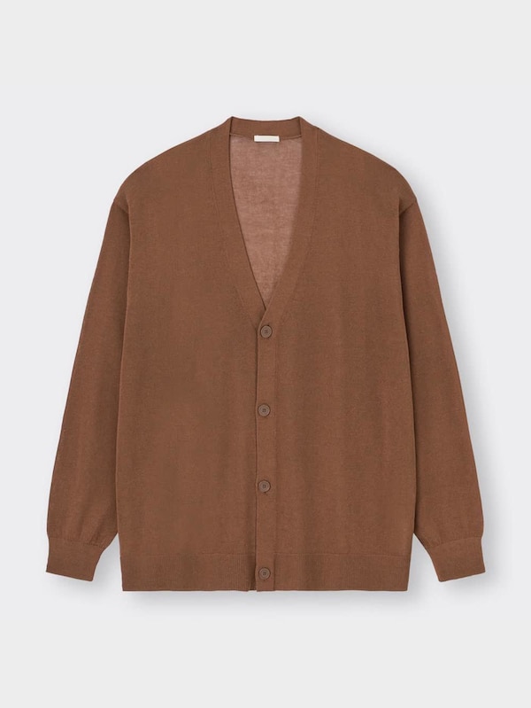 シアーニットカーディガン(長袖)