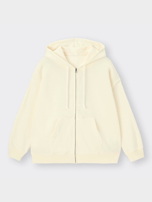 オーバーサイズスウェットフルジップパーカ(長袖)OSB+EC