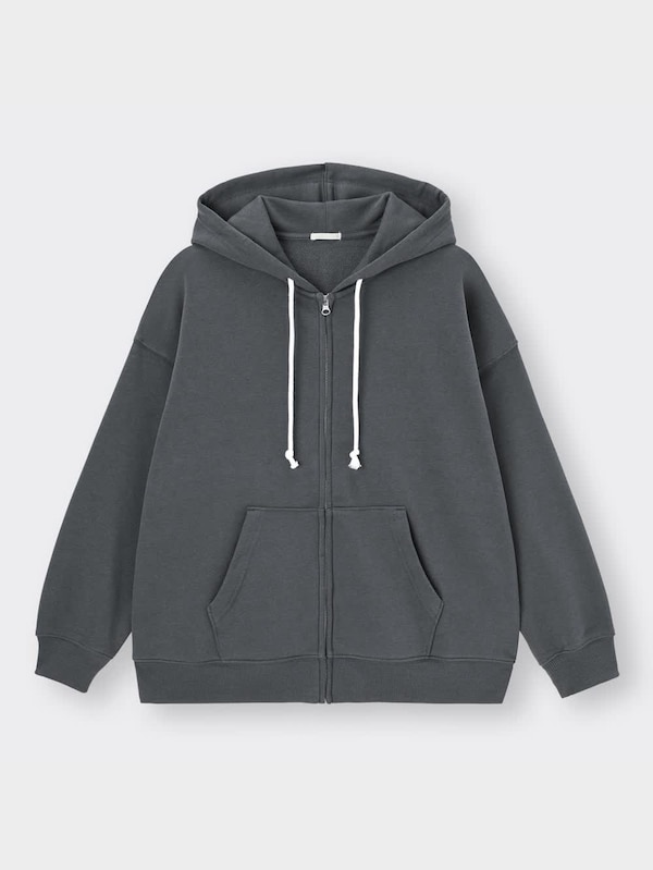 オーバーサイズスウェットフルジップパーカ(長袖)OSB+EC