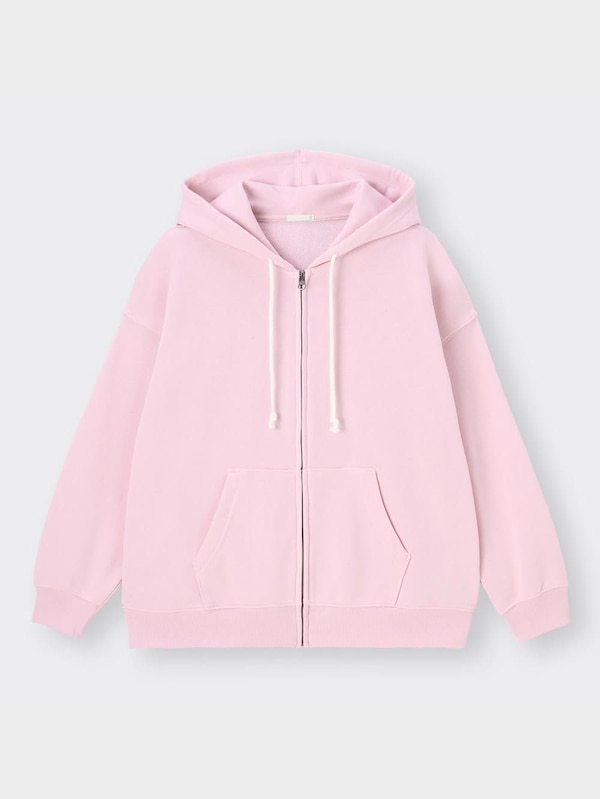 オーバーサイズスウェットフルジップパーカ(長袖)OSB+EC