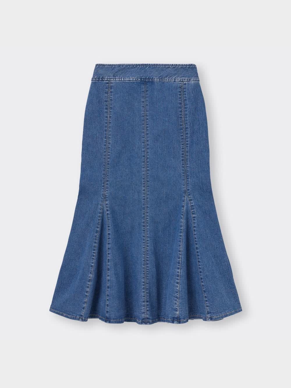 GU公式 | ステッチマーメイドロングスカート(丈標準86.0～93.0cm)