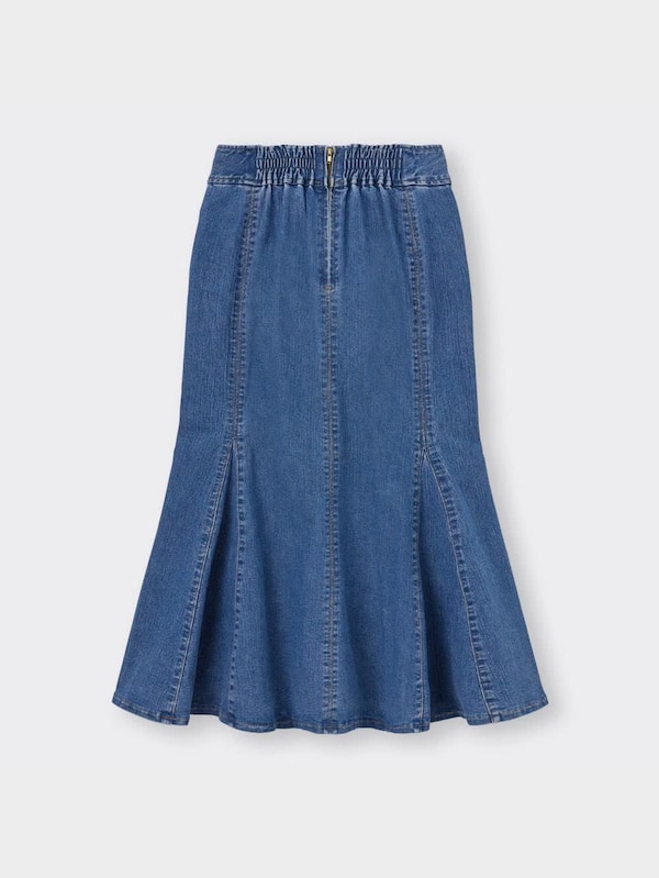 ステッチマーメイドロングスカート(丈標準86.0～93.0cm)