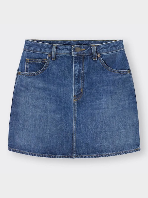 デニムローウエストミニスカートYT(セットアップ可能)