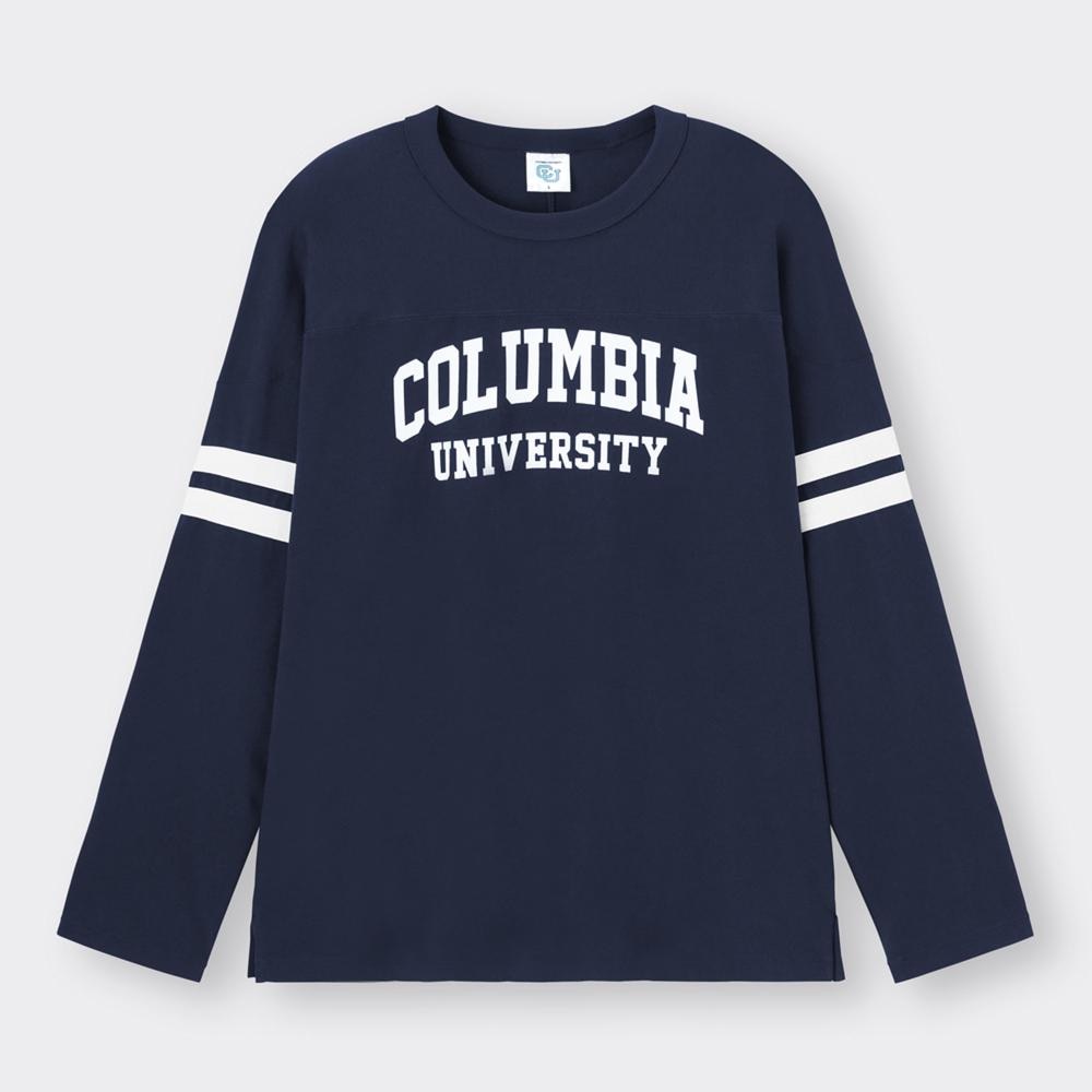 （GU）フットボールT(長袖) Columbia University in the City of New York