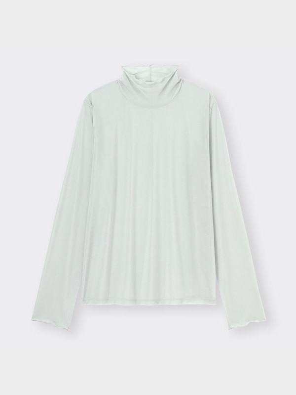 シアーハイネックT(長袖)