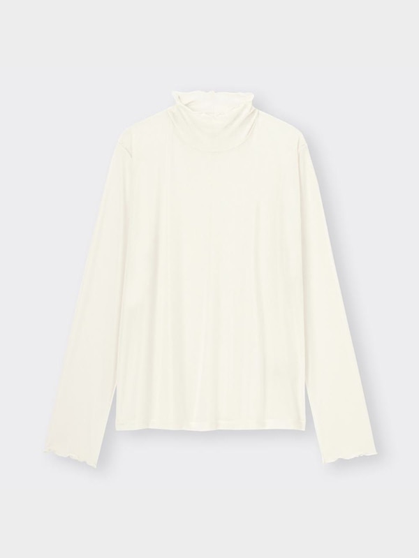シアーハイネックT(長袖)
