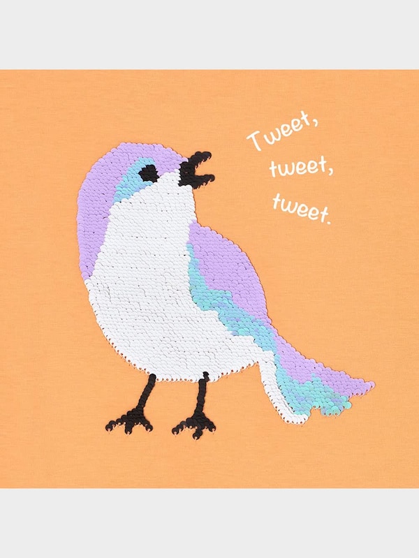 GIRLSスパンコールT(半袖)(バード)