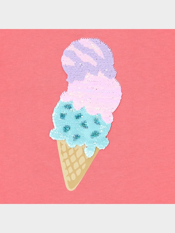 GIRLSスパンコールT(半袖)(アイスクリーム)