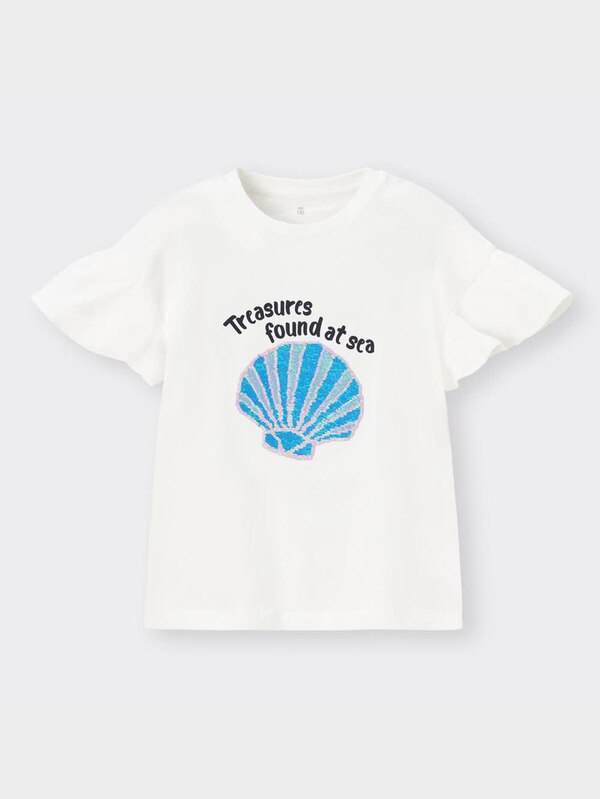 GIRLSスパンコールT(半袖)(シェル)