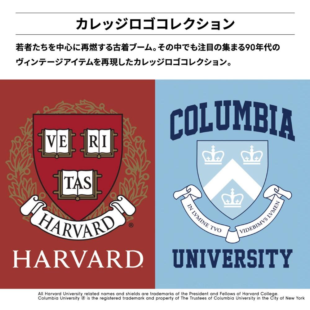 ラガーシャツ(長袖) Harvard university