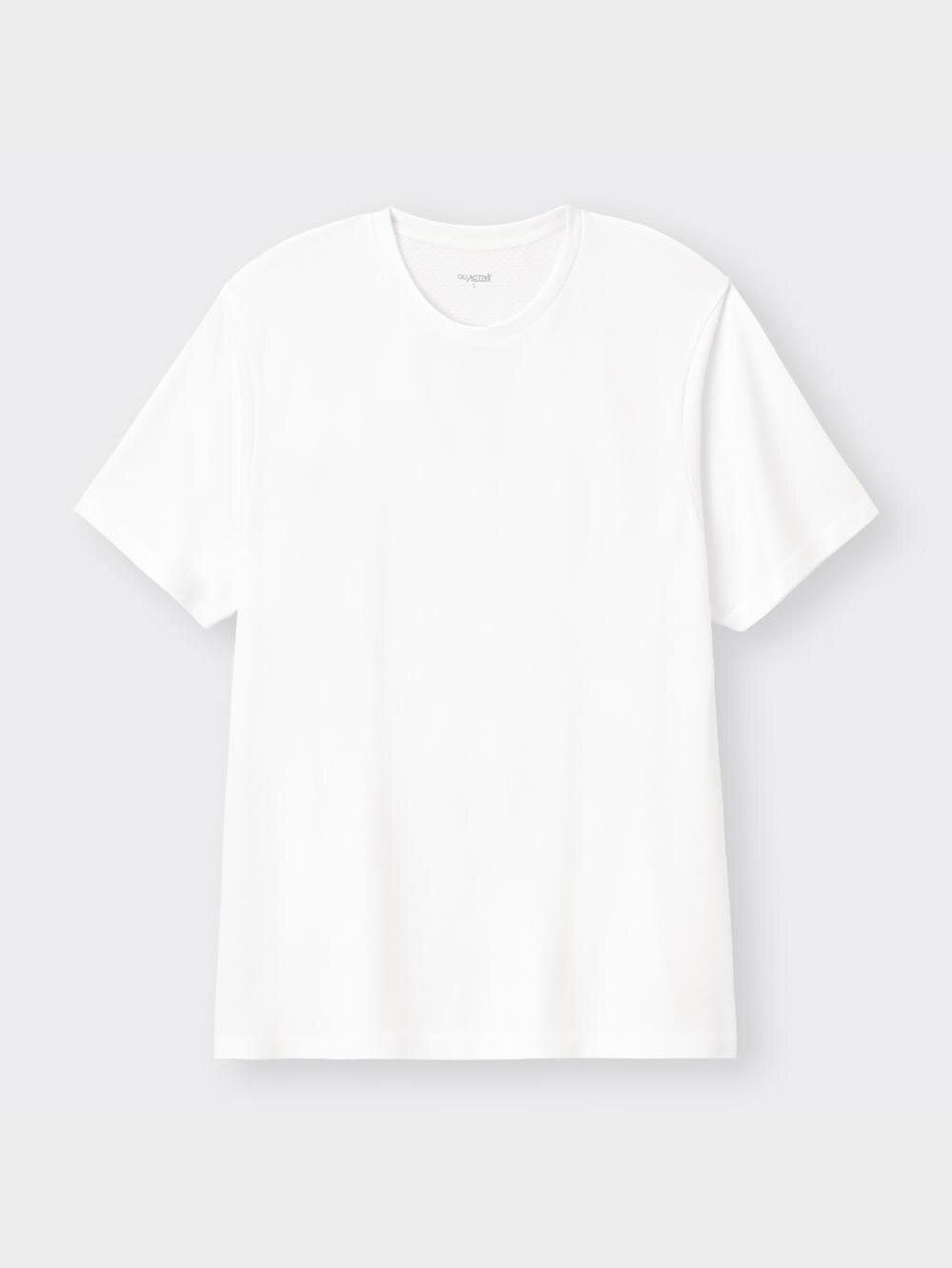 GU公式 | サイドシームレスクルーネックT(半袖)GA