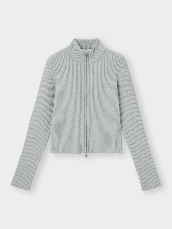 リブジップカーディガン(長袖)YT+X