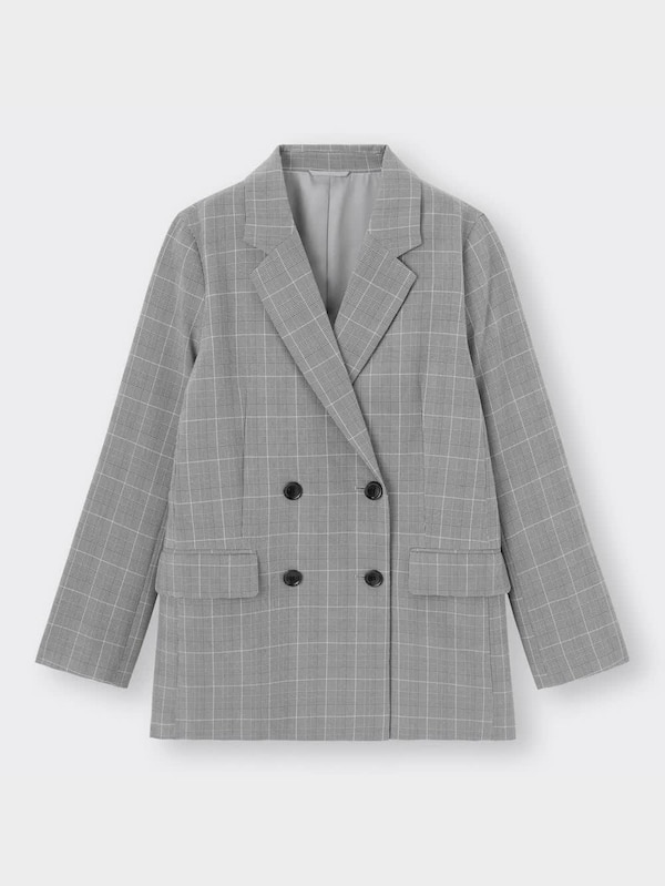 ダブルブレストジャケット(チェック)Z