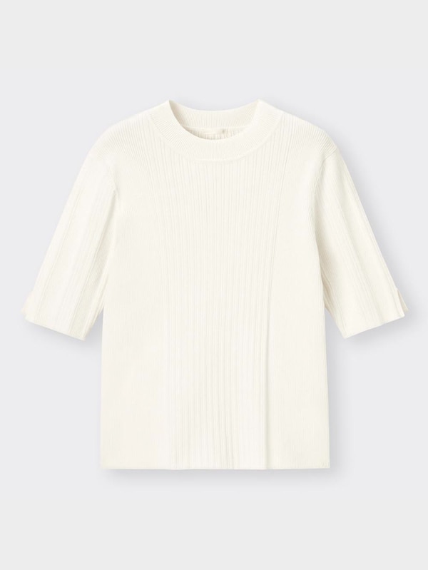 ランダムリブセーター(5分袖)Z