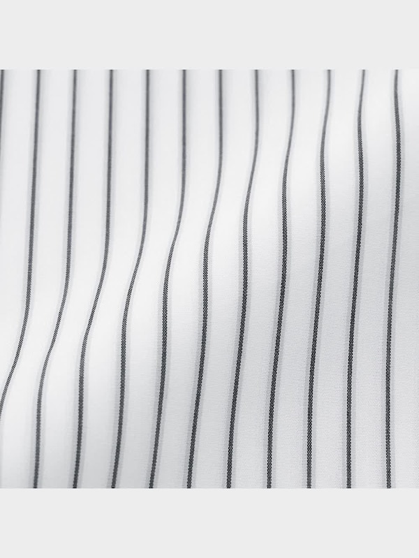 2WAYストライプオーバーサイズシャツ(長袖)YT+E