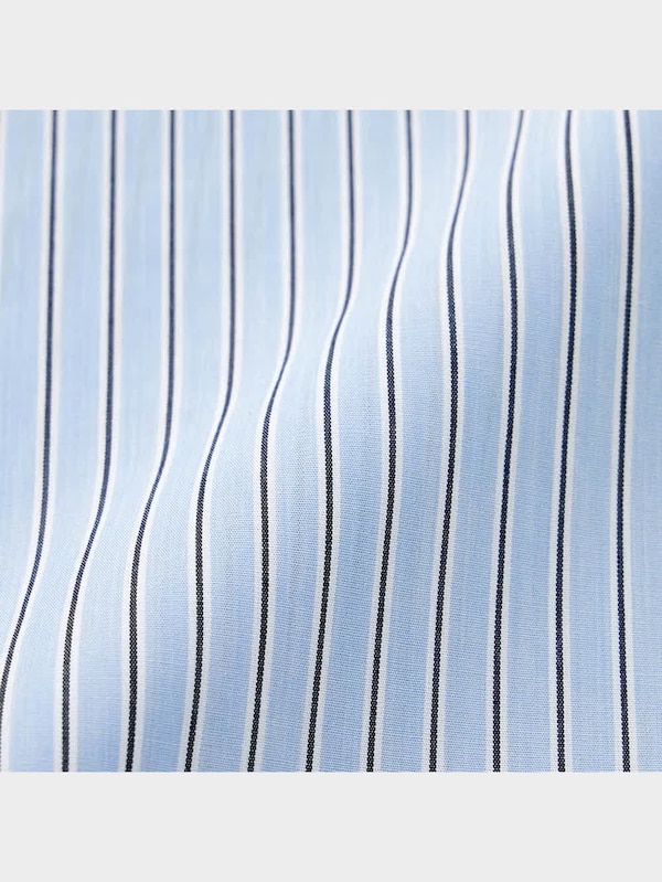 2WAYストライプオーバーサイズシャツ(長袖)YT+E