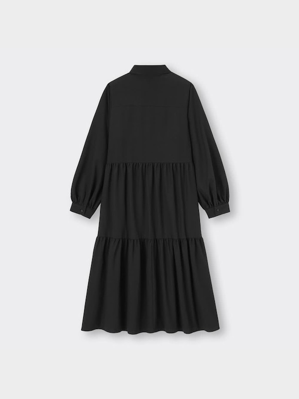ティアードシャツワンピース(長袖)YT+E