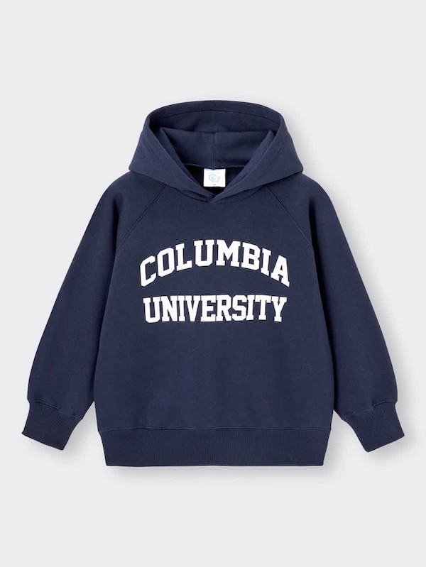 KIDS(男女兼用)裏起毛ヘビーウェイトスウェットプルパーカ Columbia University in the City of New York