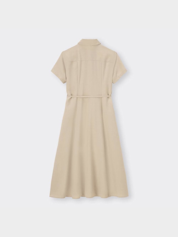 Aラインシャツワンピース(半袖)Z+E