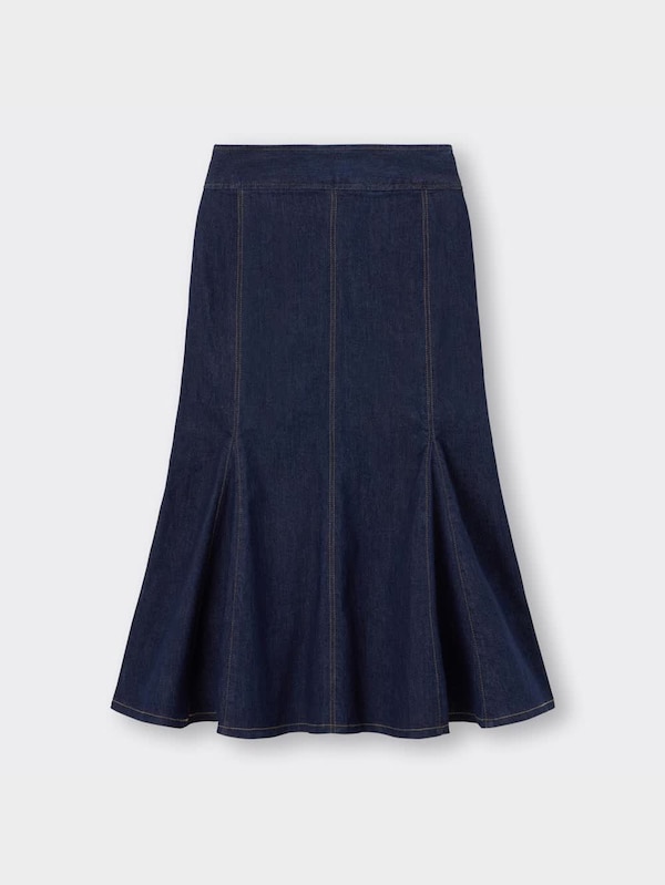 ステッチマーメイドミディスカート+EC(丈短め79.0～83.0cm)