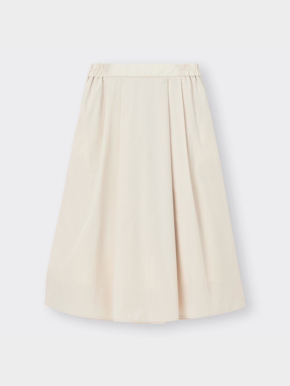 GU公式 | タックフレアミディスカート+EC(丈短め75.0～79.0cm)