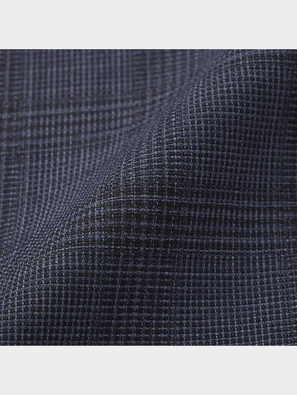 ウォッシャブルテーラードジャケット(チェック)SW+E(セットアップ可能)