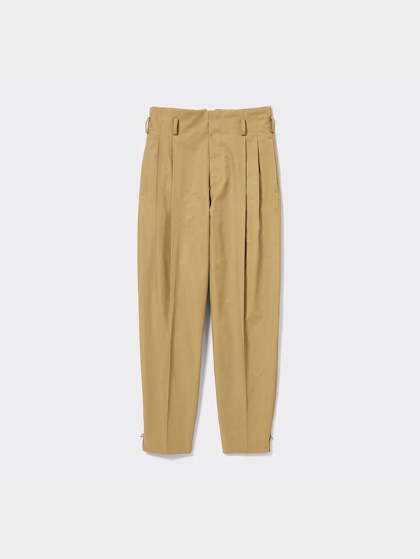 ワイドテーパードパンツ beautiful people +X