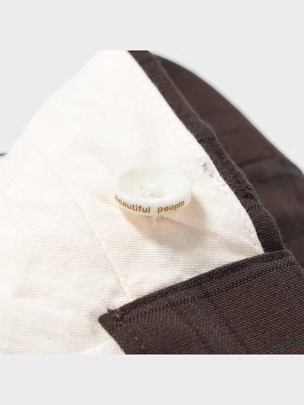 マドラスチェックパンツ beautiful people +X