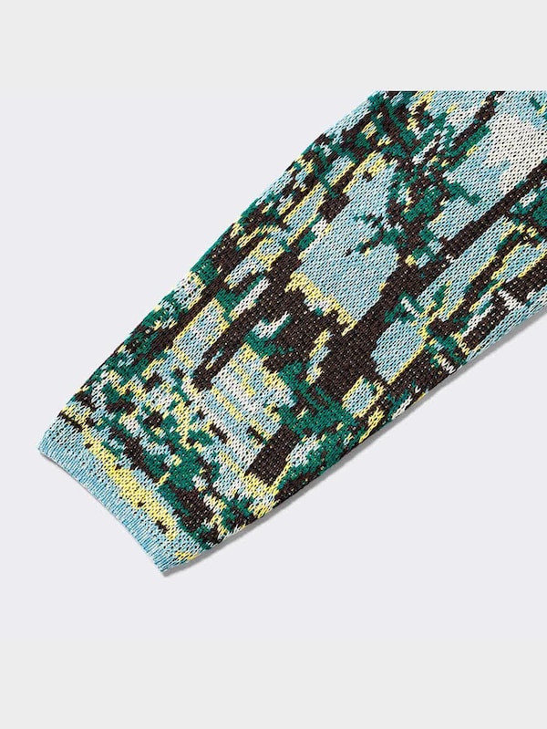 グラフィックニットプルオーバー(長袖) beautiful people