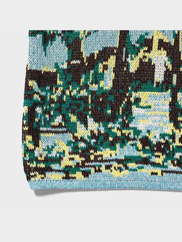 グラフィックニットプルオーバー(長袖) beautiful people