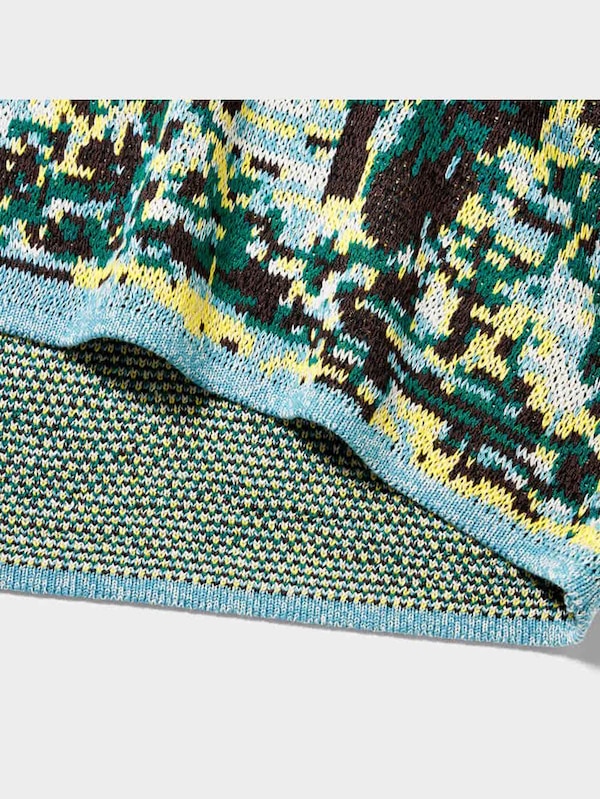 グラフィックニットプルオーバー(長袖) beautiful people