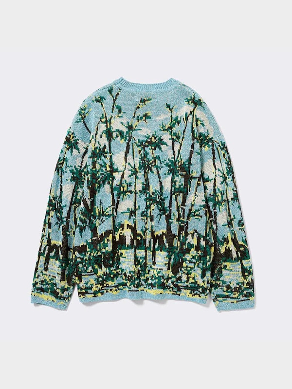 グラフィックニットプルオーバー(長袖) beautiful people