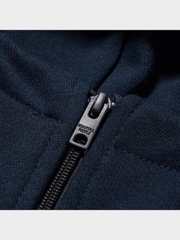 サイドラインフルジップパーカ(長袖) beautiful people (セットアップ可能)