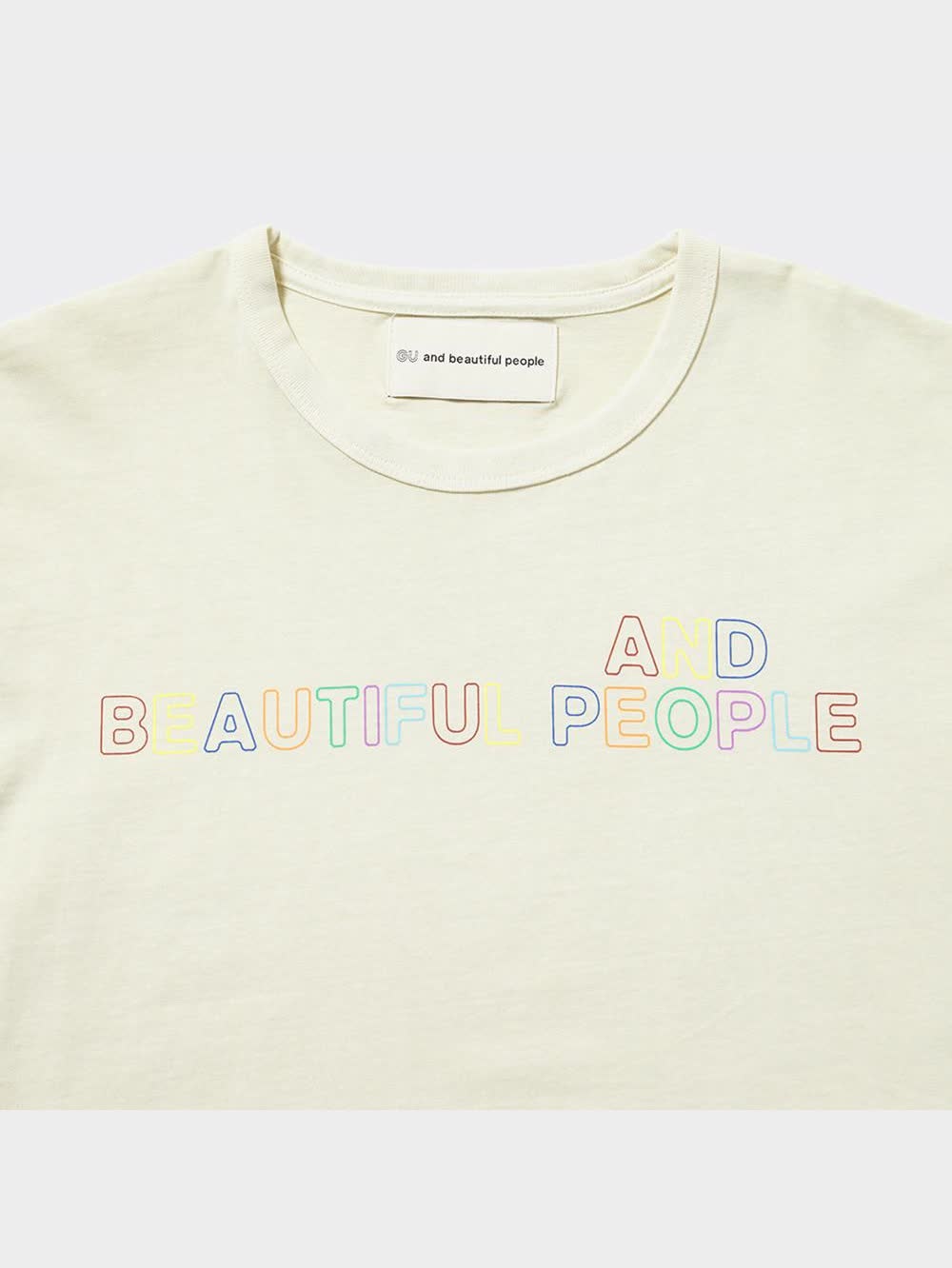 GU公式 | グラフィックT(5分袖)(ロゴ) beautiful people(ユニセックス)
