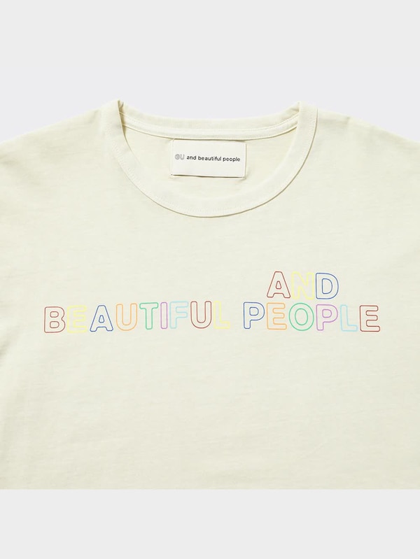 グラフィックT(5分袖)(ロゴ) beautiful people