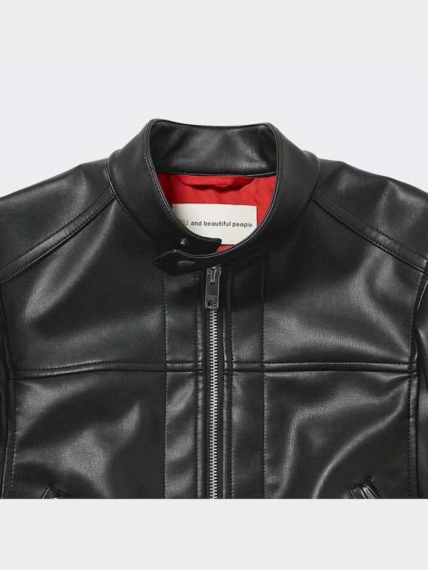 シングルライダースブルゾン beautiful people